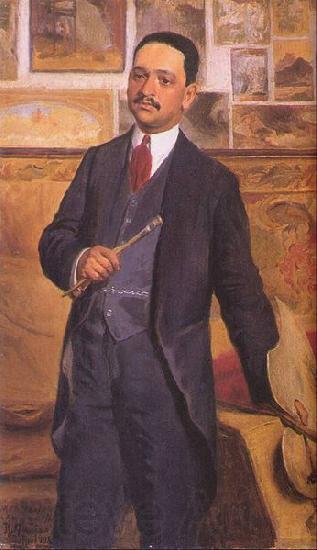 Rodolfo Amoedo Portrait of Joao Timoteo da Costa